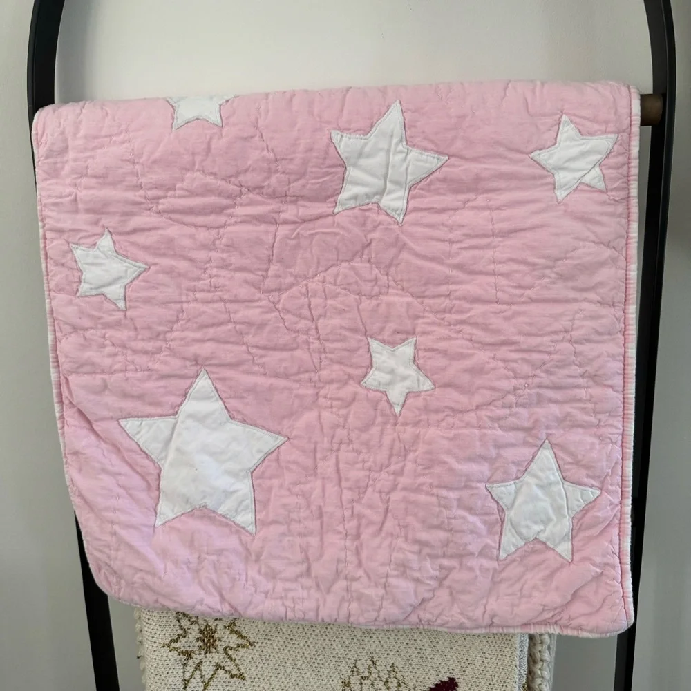 Pottery Barn | Pottery Barn Kids | Pillow sham- Pink/stars Patchwork